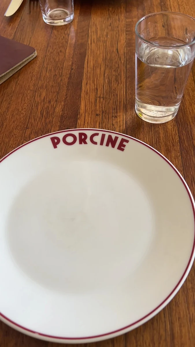Menu, Porcine