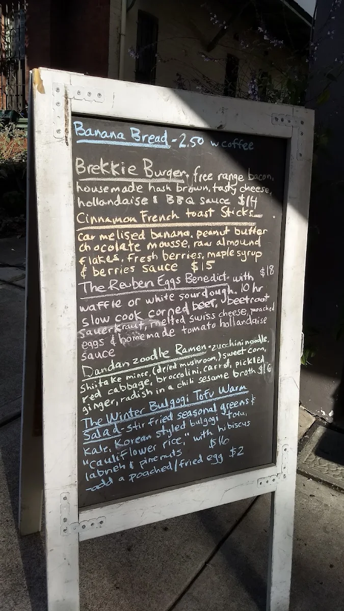 Menu, Clover Cafe Annandale