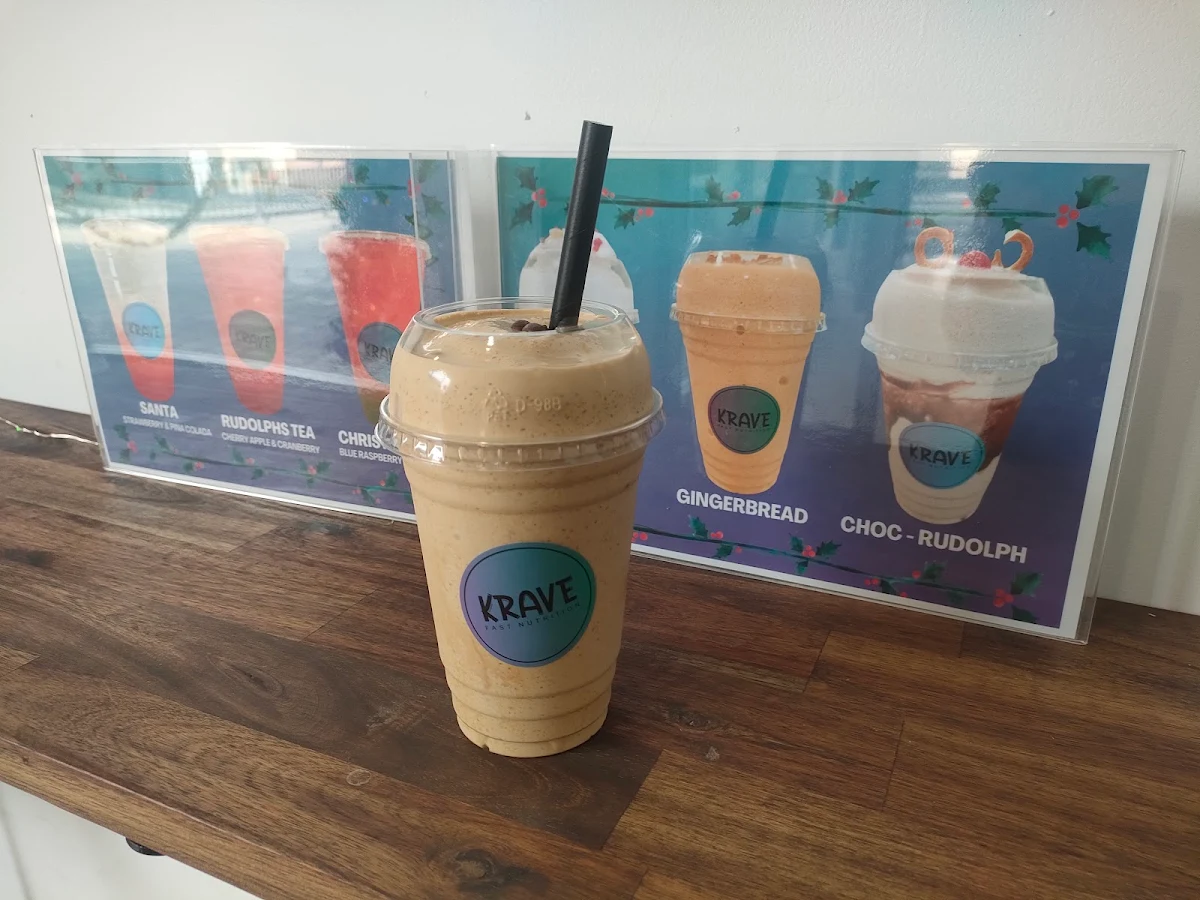 Menu, Krave Fast Nutrition