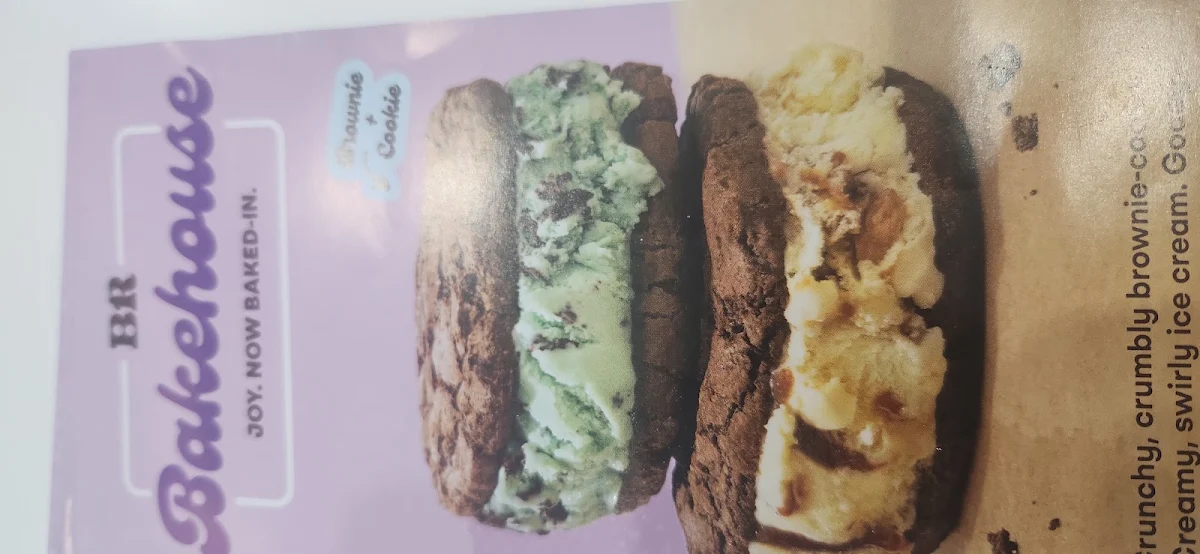 Menu, Baskin-Robbins Stones Corner