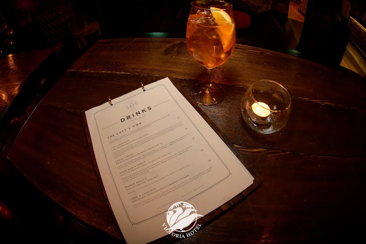 Menu, The Loft