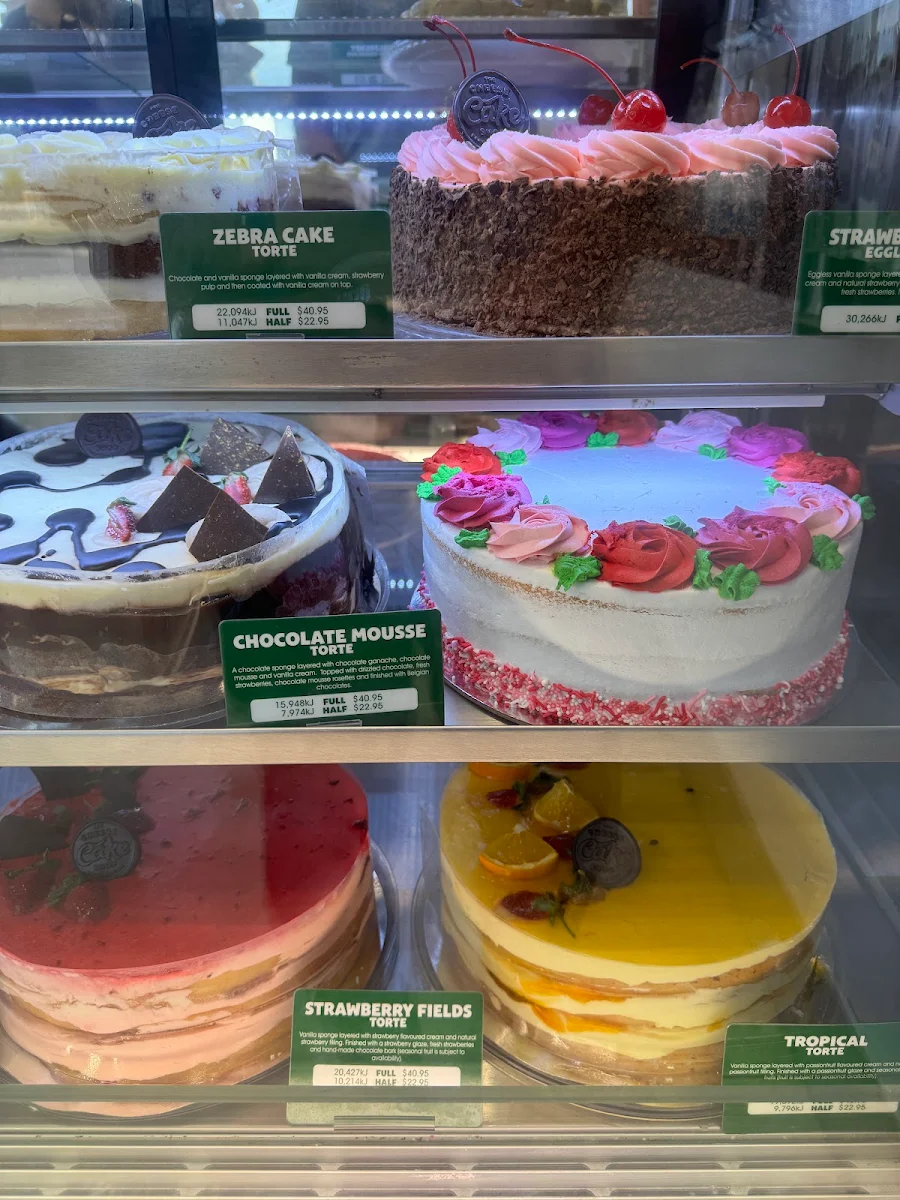 Menu, The Cheesecake Shop Maddington