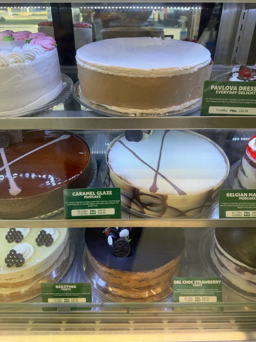 Menu, The Cheesecake Shop Maddington