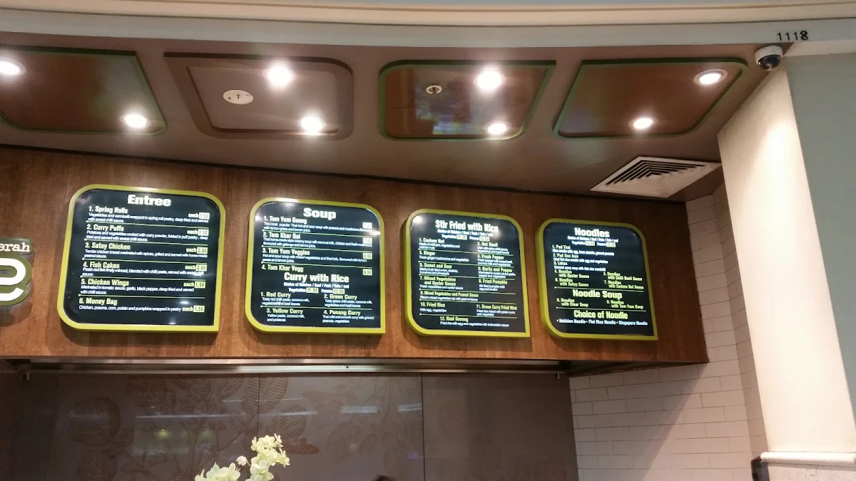 Menu, Thai Thyme