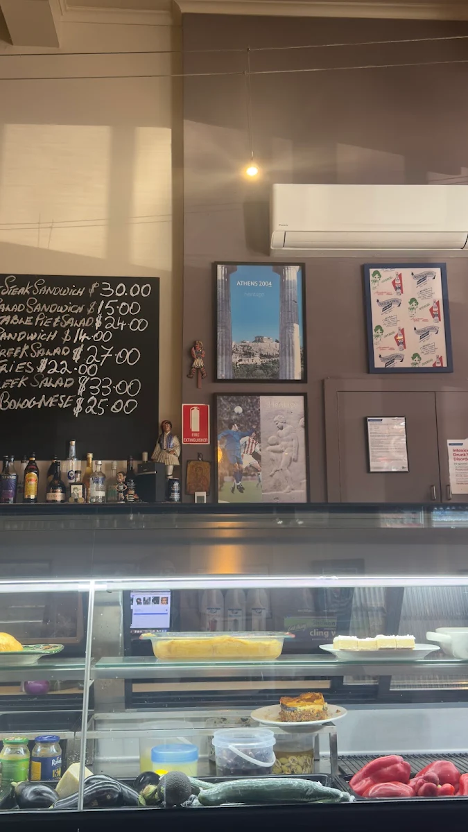 Menu, P. Frangos & Sons