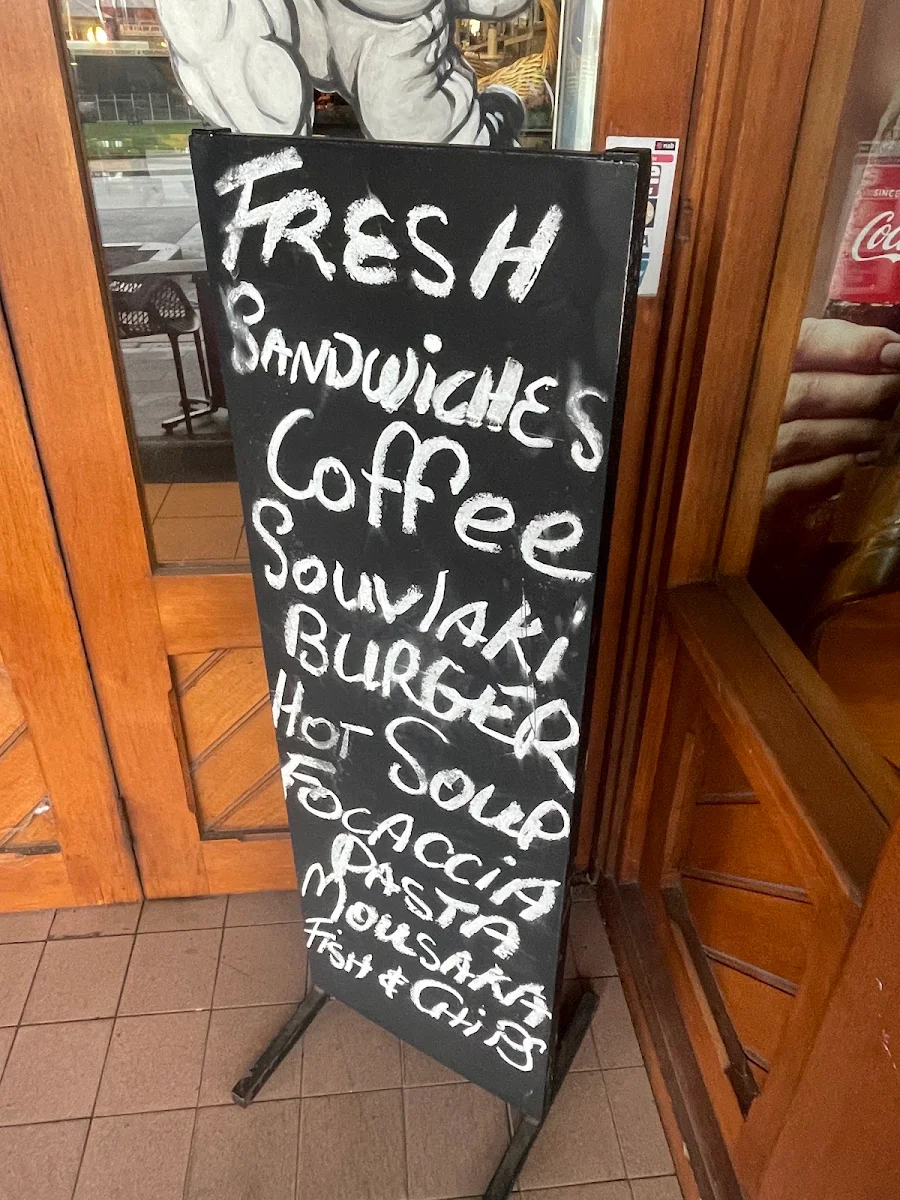 Menu, P. Frangos & Sons
