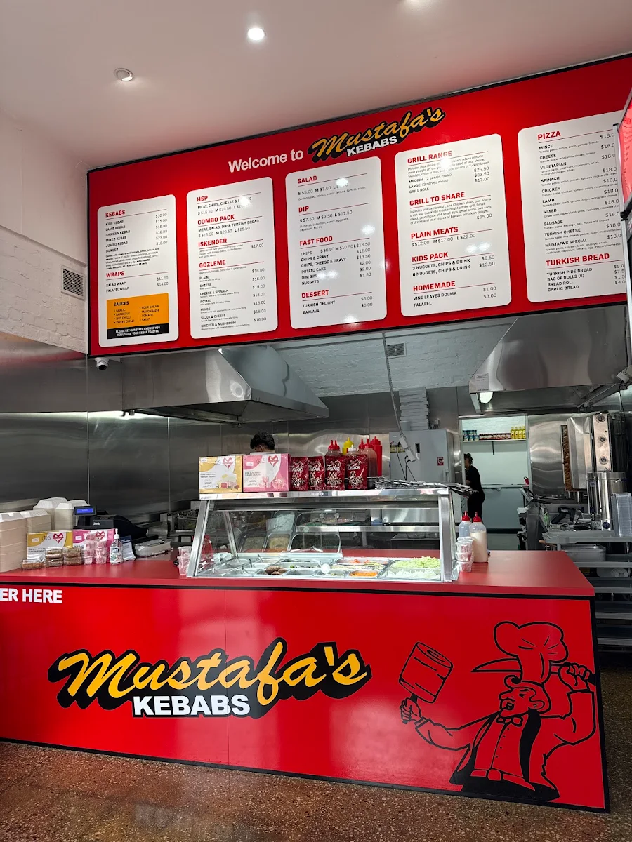 Menu, Mustafa’s Kebabs Pako
