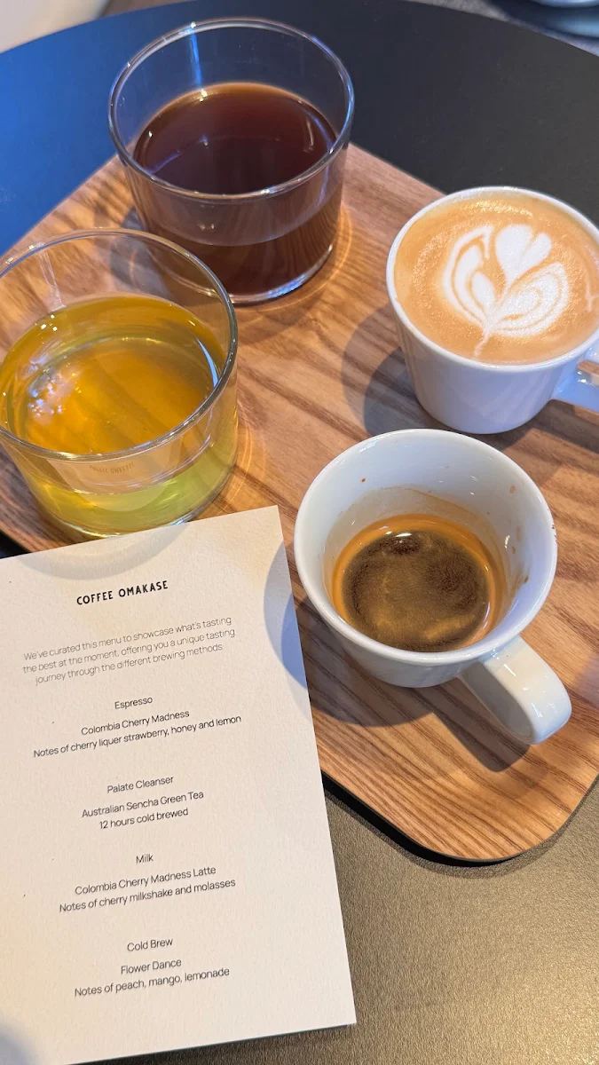 Menu, Headlands Coffee