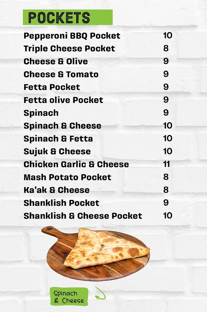 Menu, Manaqish House