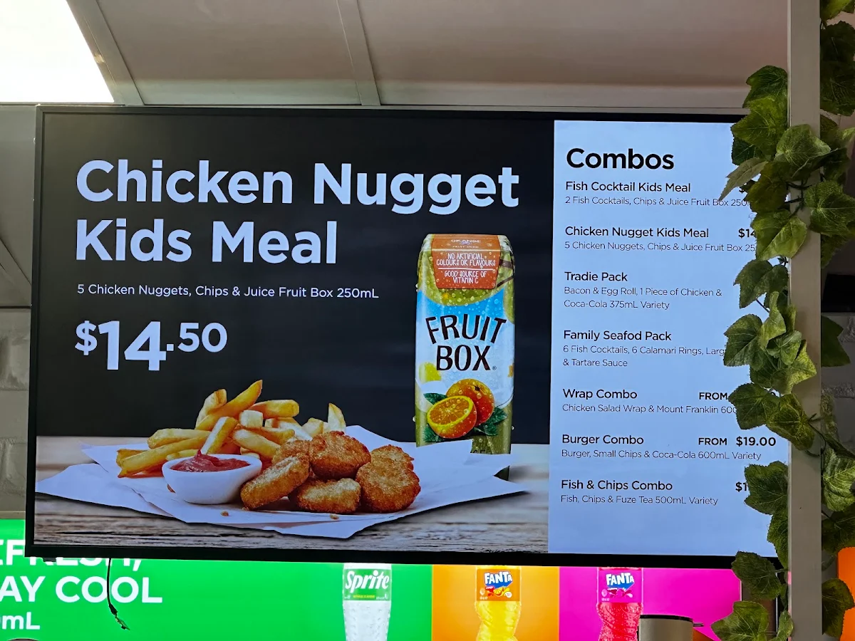 Menu, LJ's Cafe