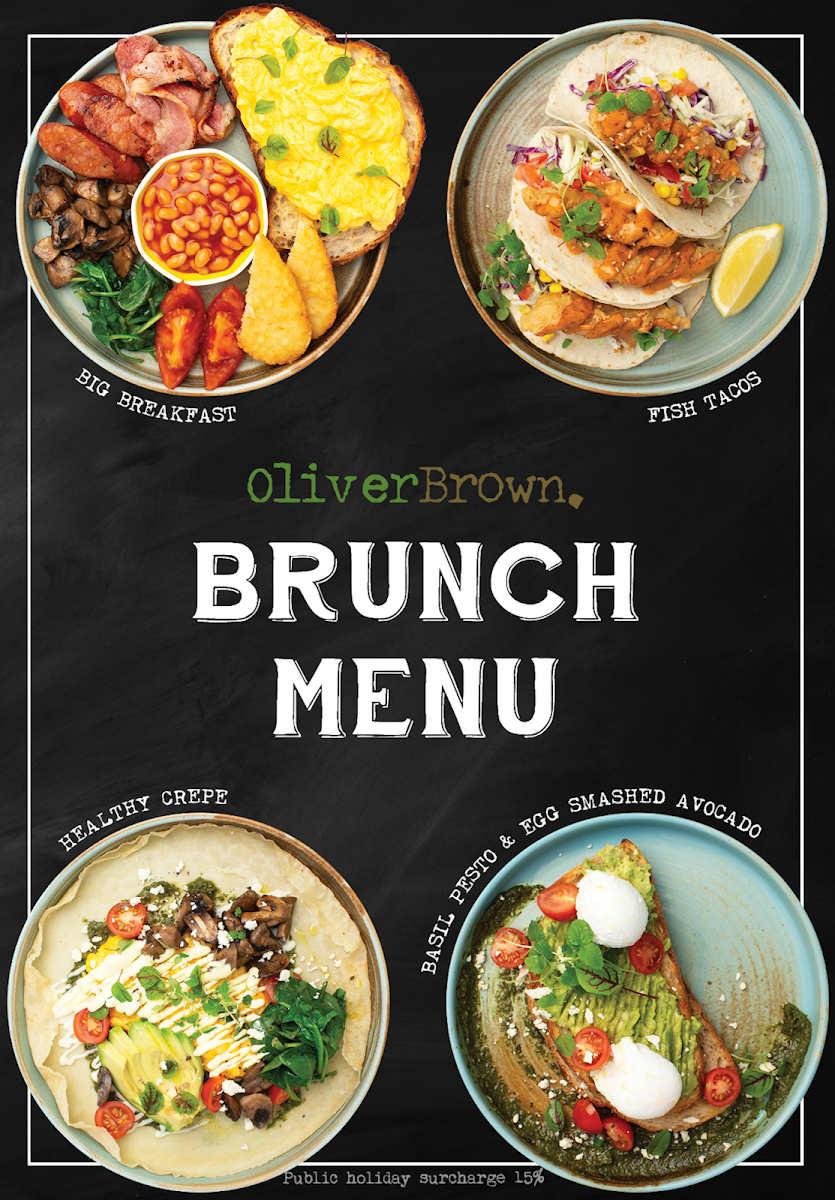 Menu, Oliver Brown
