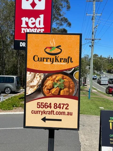 Menu, Curry Kraft Indian Restaura