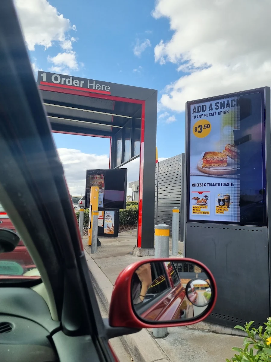 Menu, McDonald's Tuart Hill