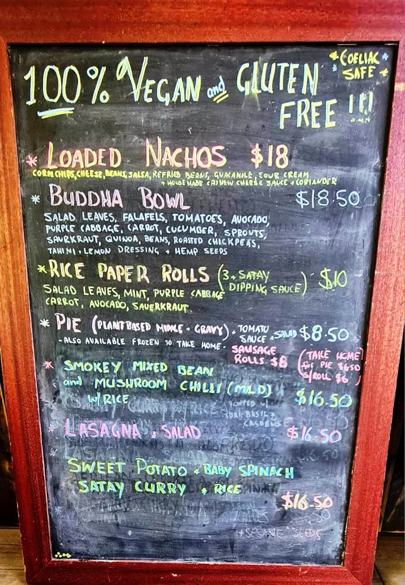 Menu, Vegalicious