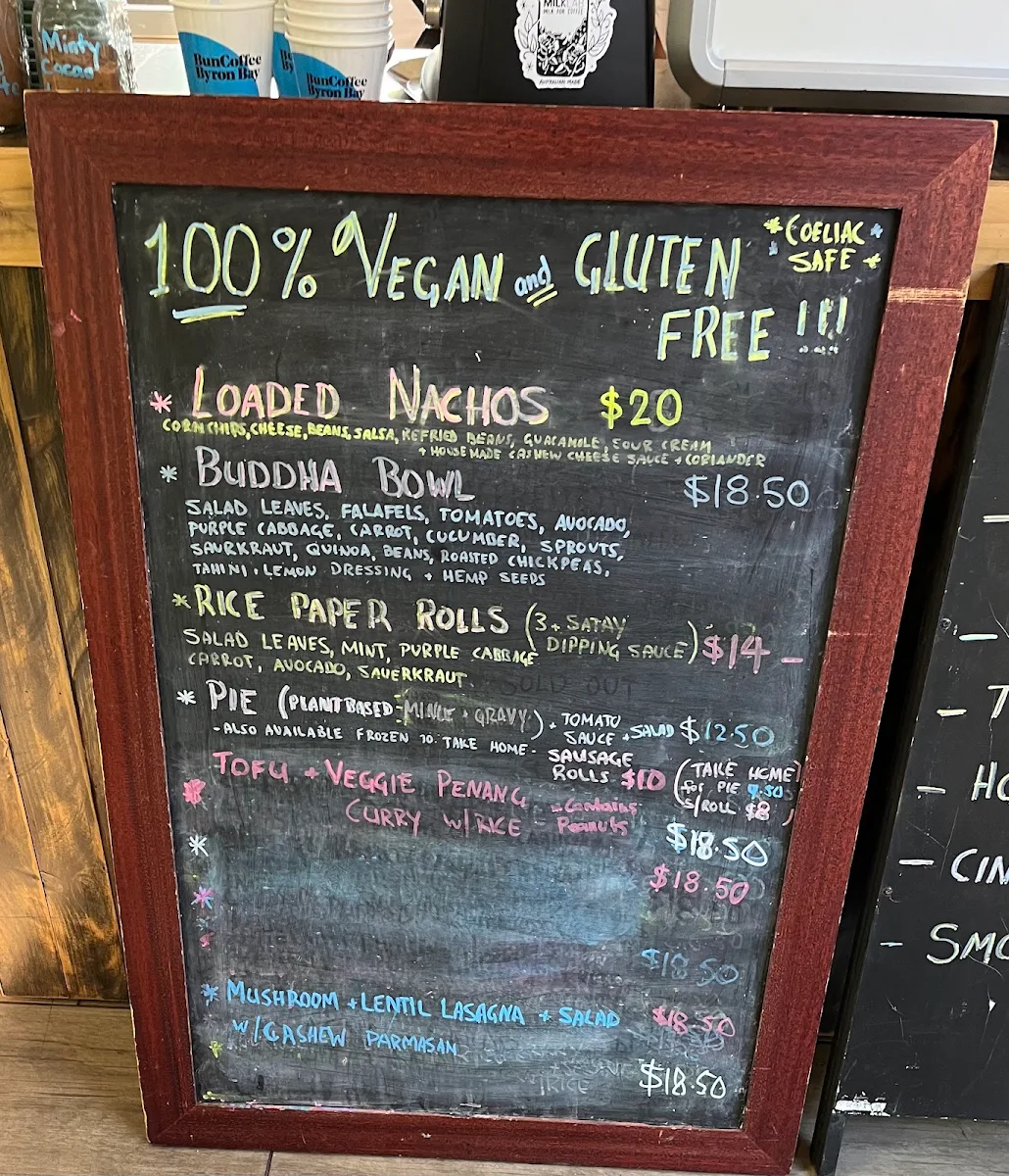 Menu, Vegalicious