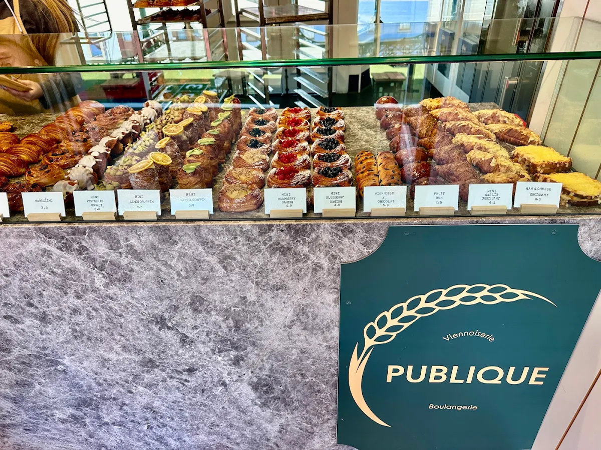 Menu, Publique Bakery