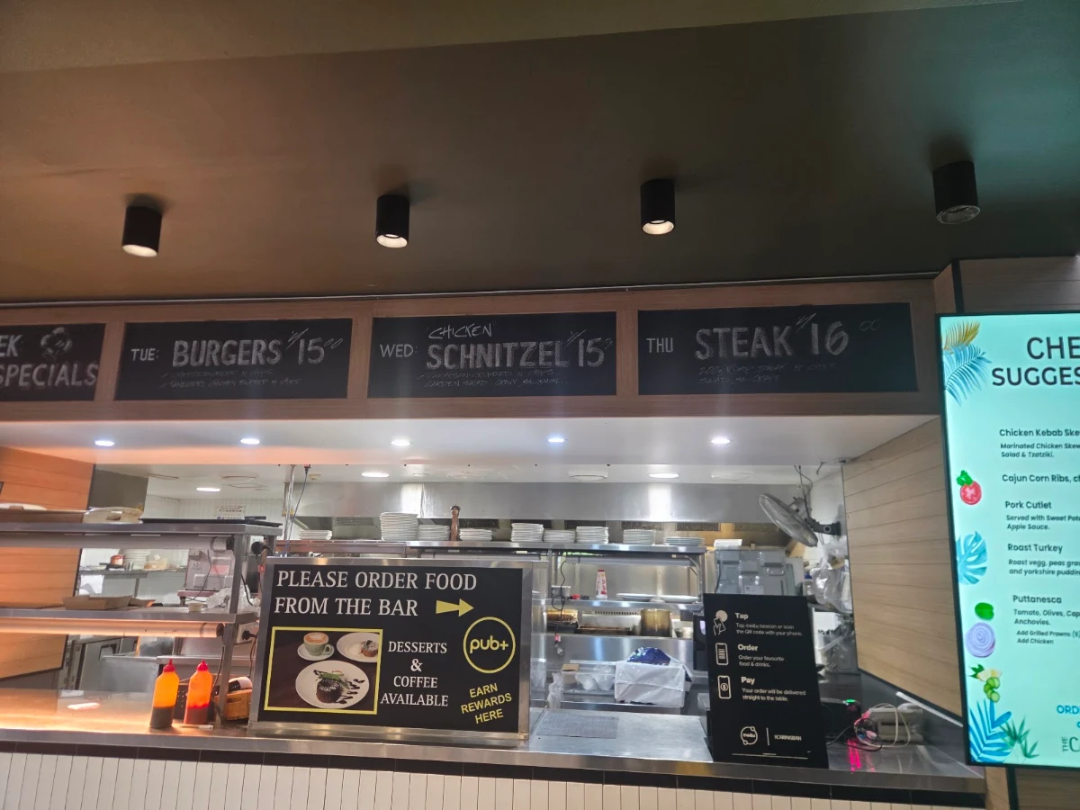 Menu, Caringbah Hotel