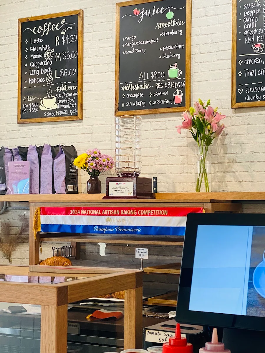 Menu, Piece of Cake Bakery
