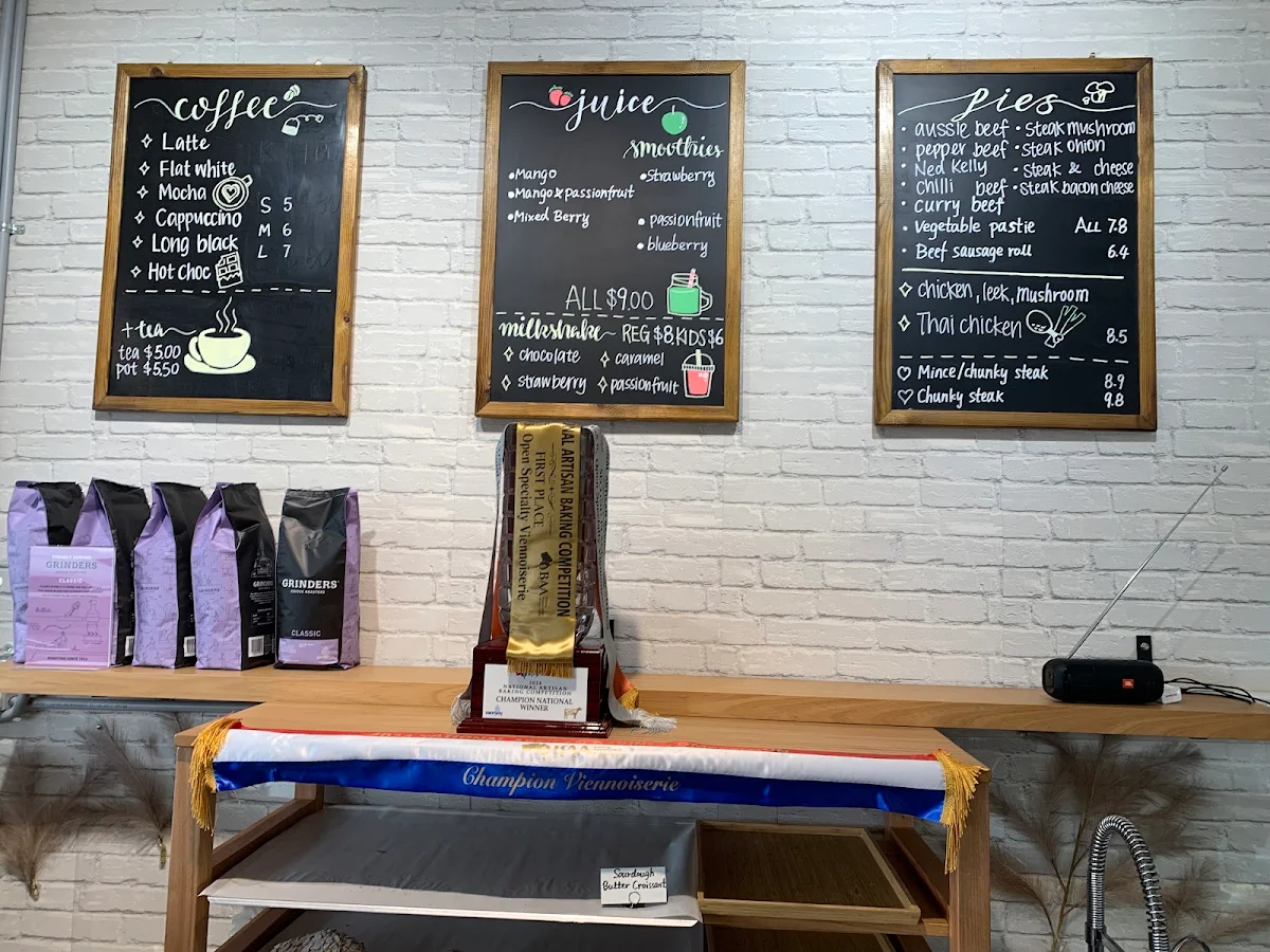 Menu, Piece of Cake Bakery