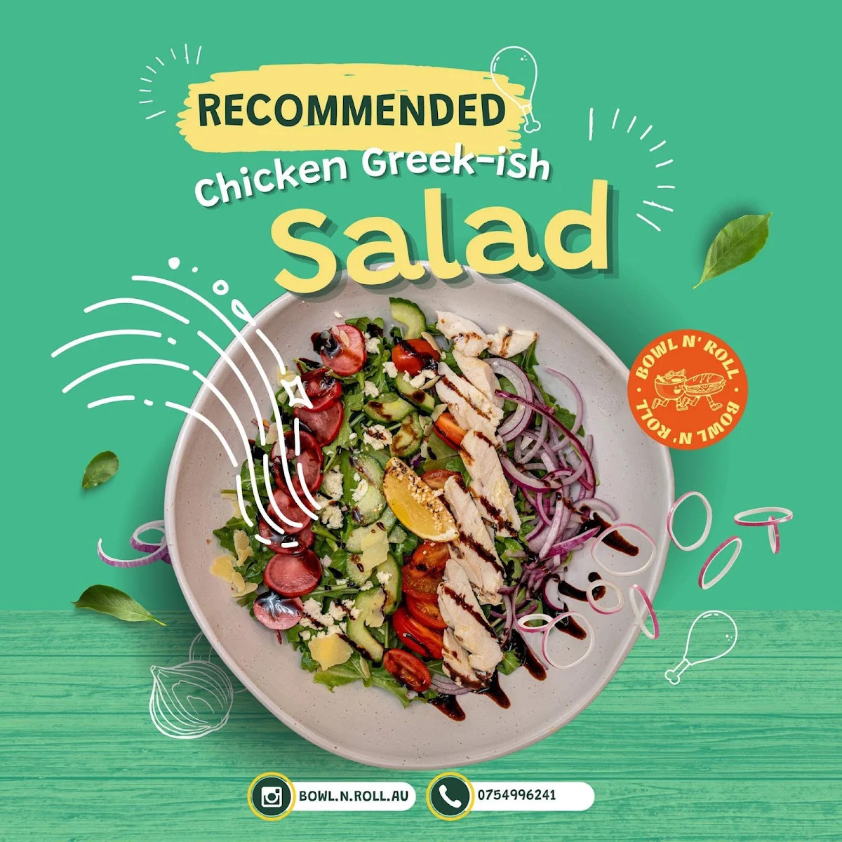 Menu, Bowl N' Roll