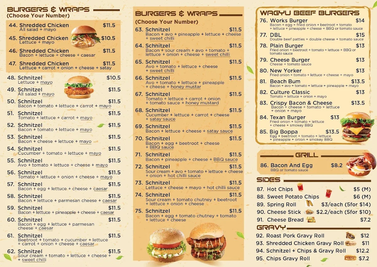 Menu, Ms Co Giang