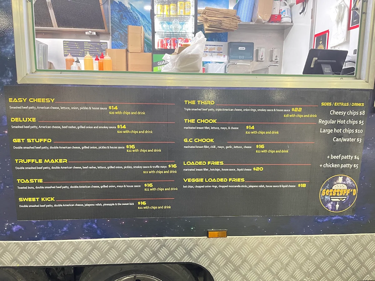 Menu, Get Stuff'd