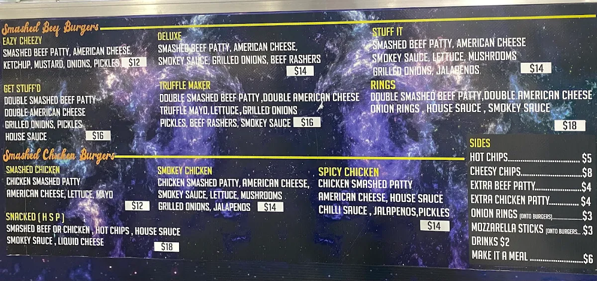 Menu, Get Stuff'd