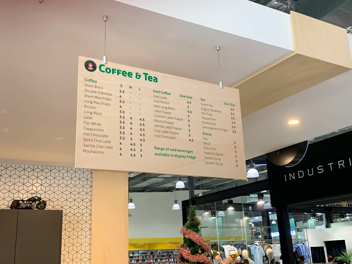 Menu, Nevski Cafe