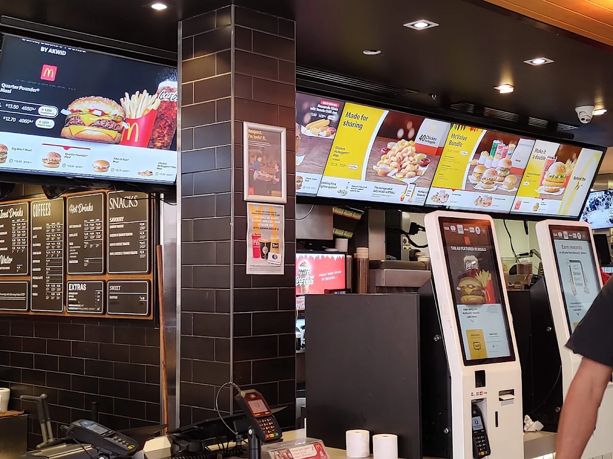 Menu, McDonald's Sydney Gateway