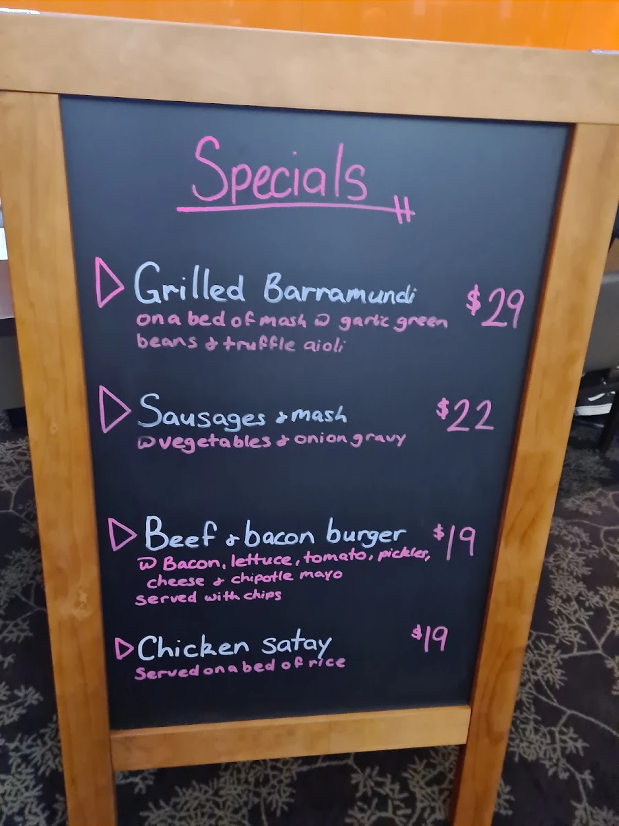 Menu, BaaMoo Bistro and Grill