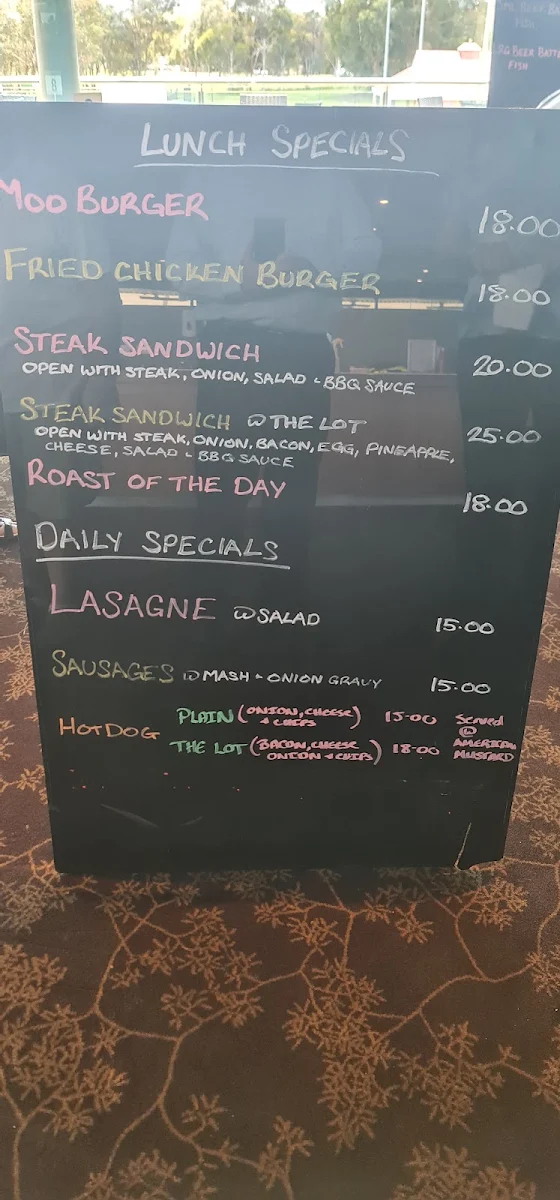 Menu, BaaMoo Bistro and Grill