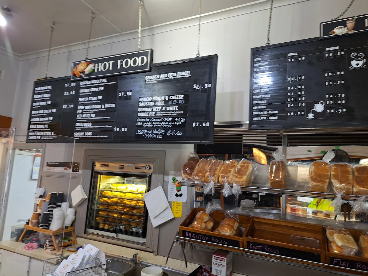 Menu, Smeatons Bakery
