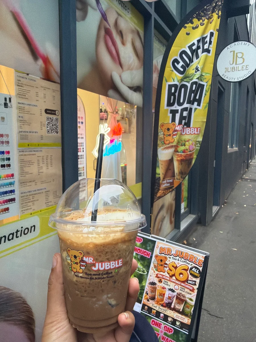 Menu, Mr. Jubble - Tea & Coffee