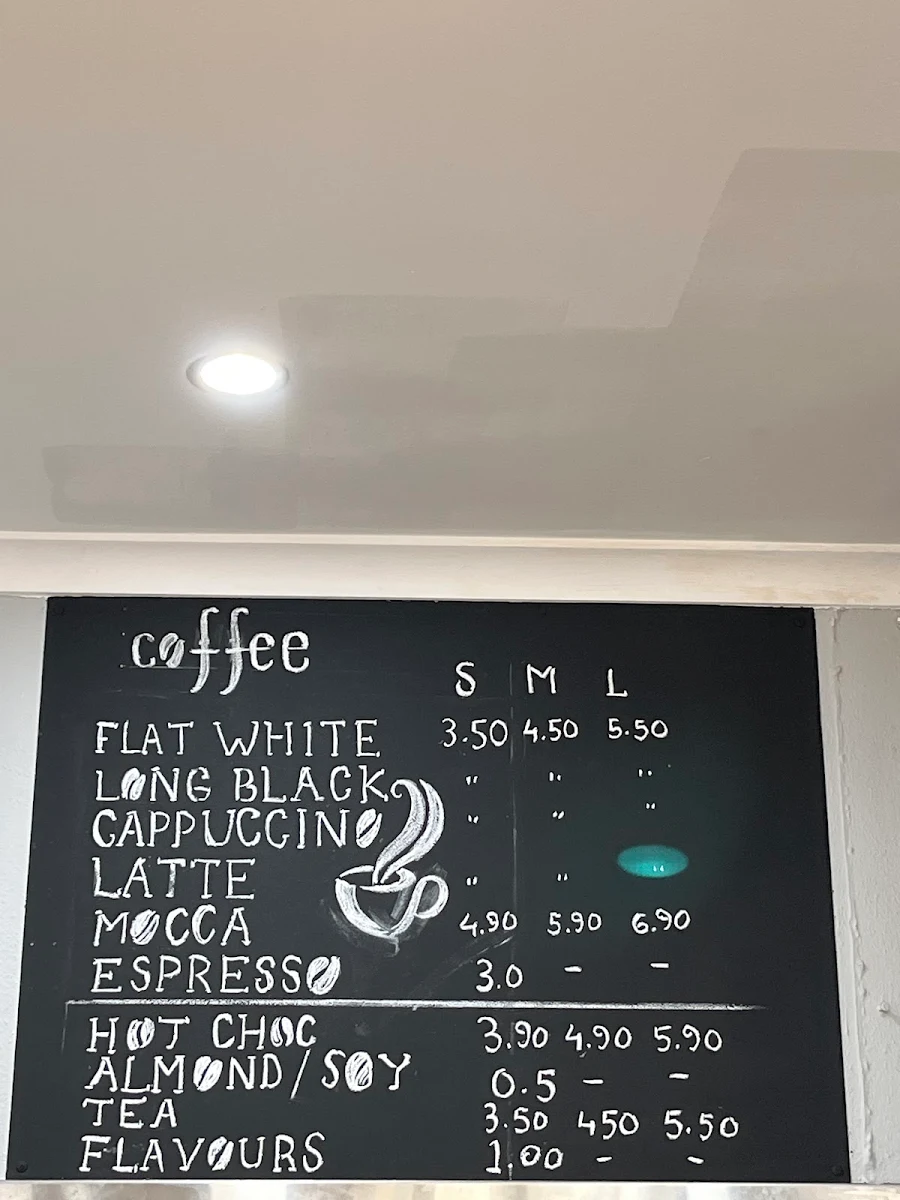 Menu, Westside Takeaway