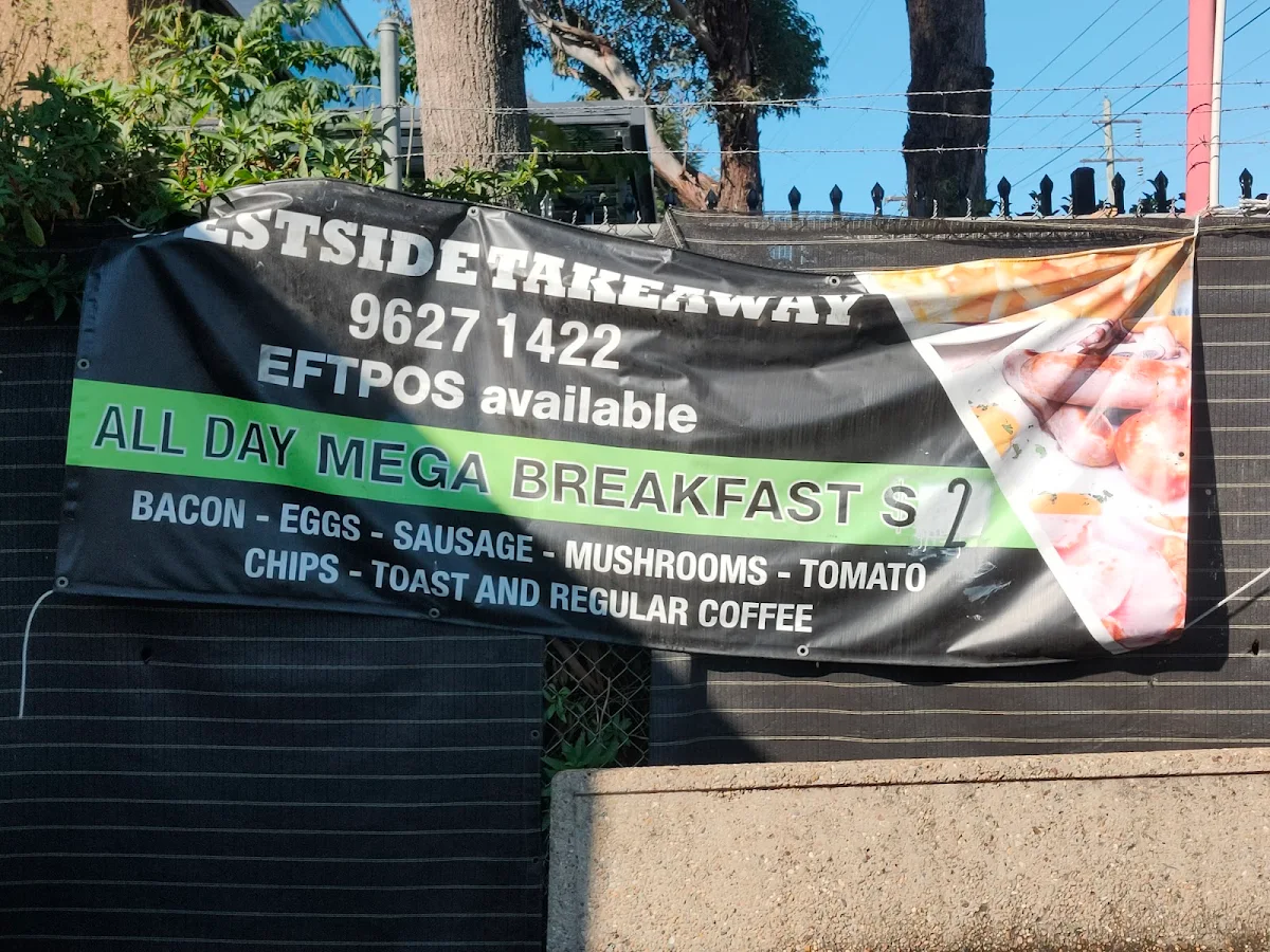 Menu, Westside Takeaway