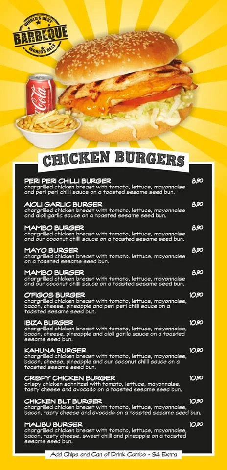 Menu, Turramura Pizza Gourmet