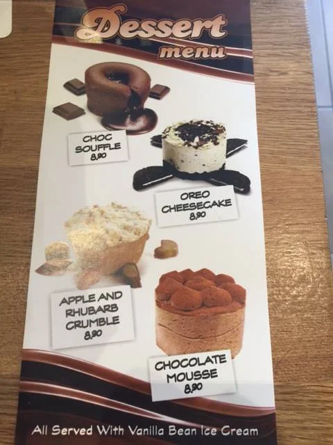 Menu, Turramura Pizza Gourmet