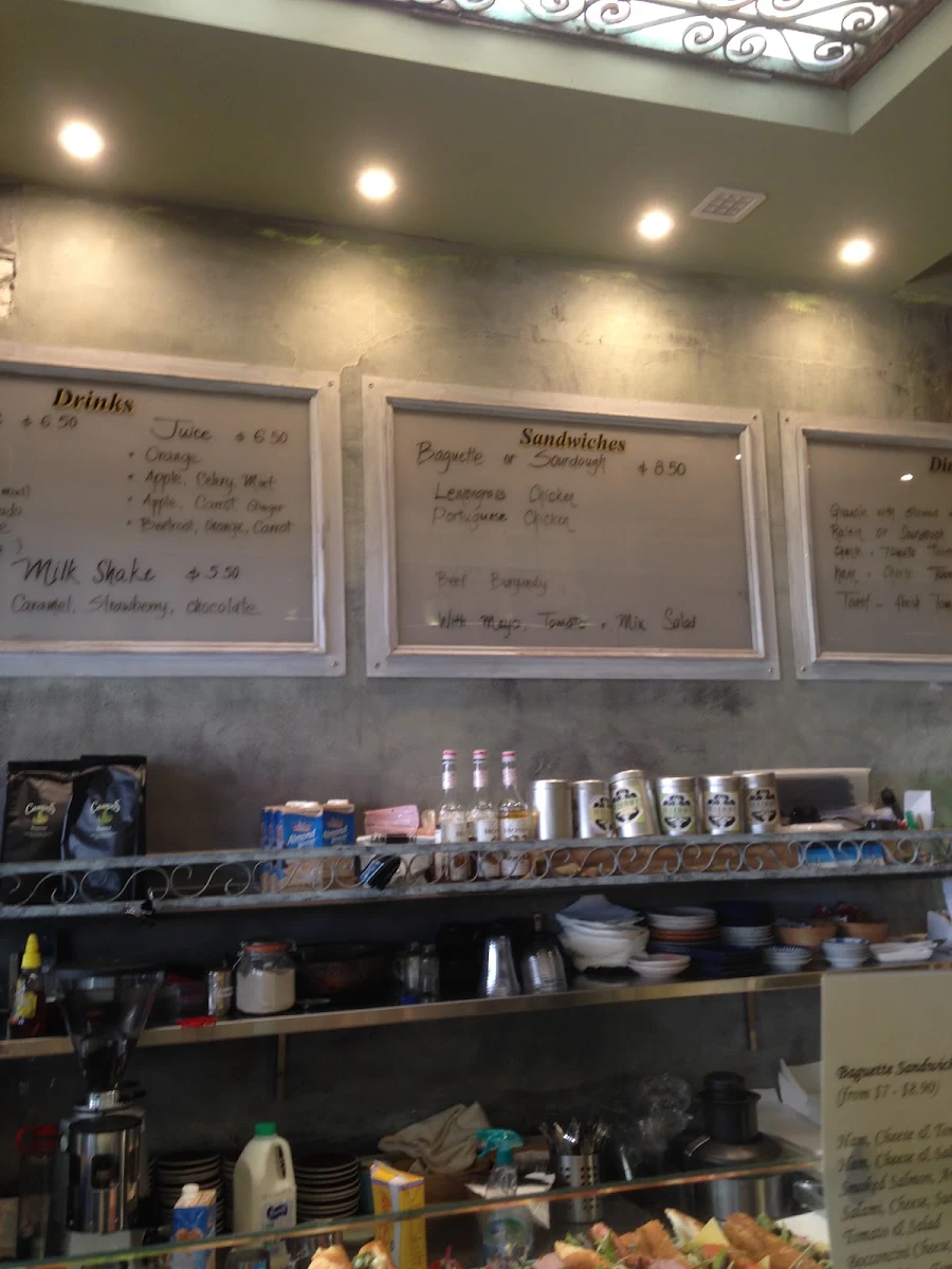 Menu, La Baguette