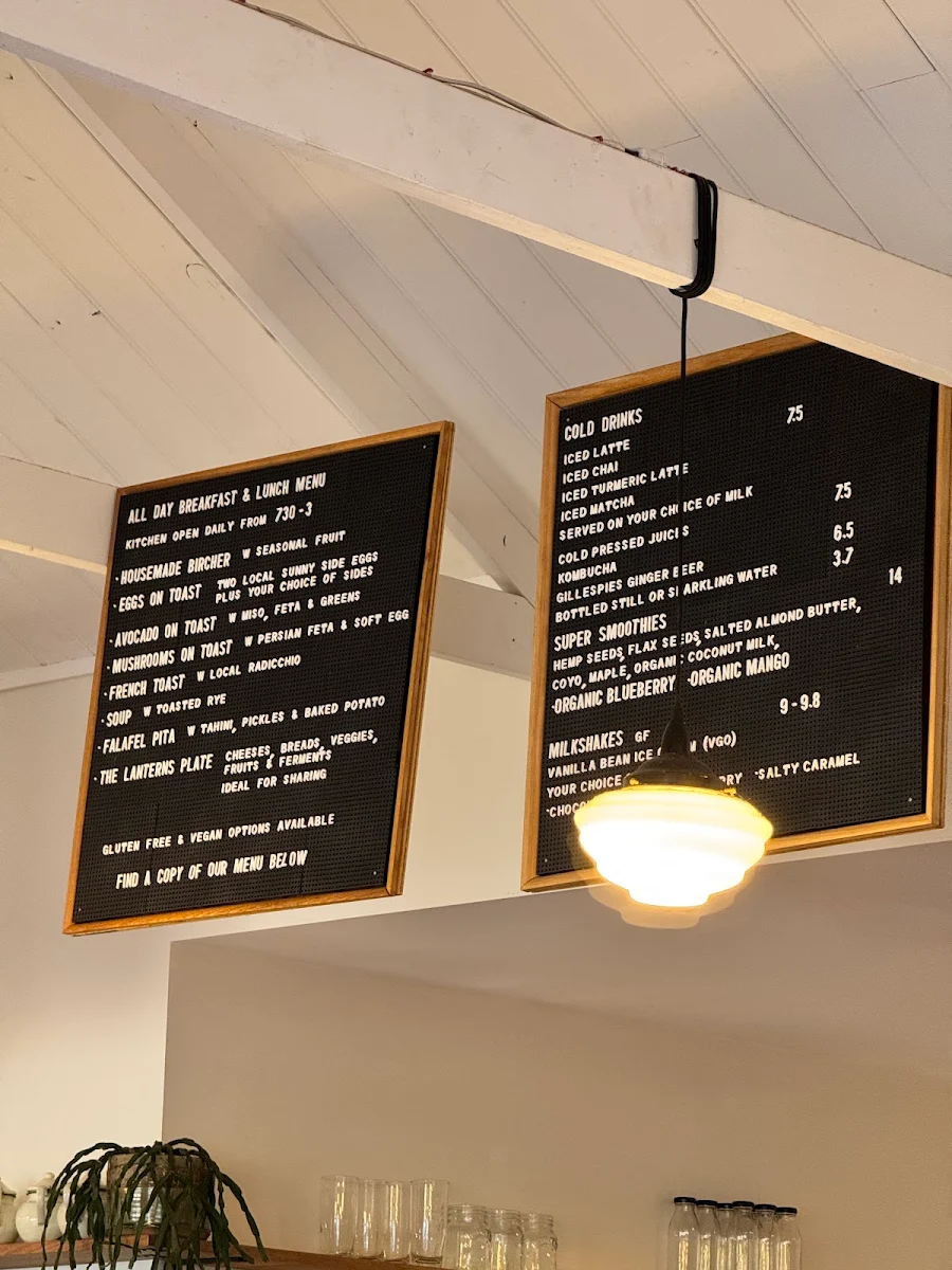 Menu, The Lanterns