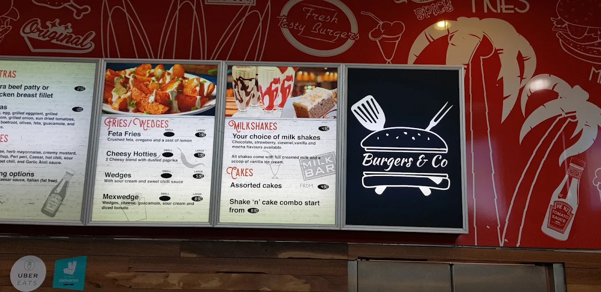 Menu, Burgers & Co