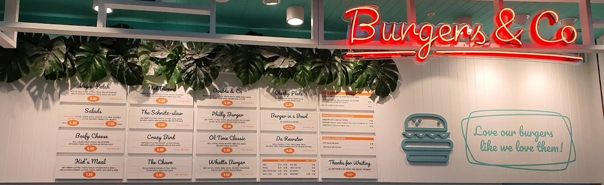 Menu, Burgers & Co