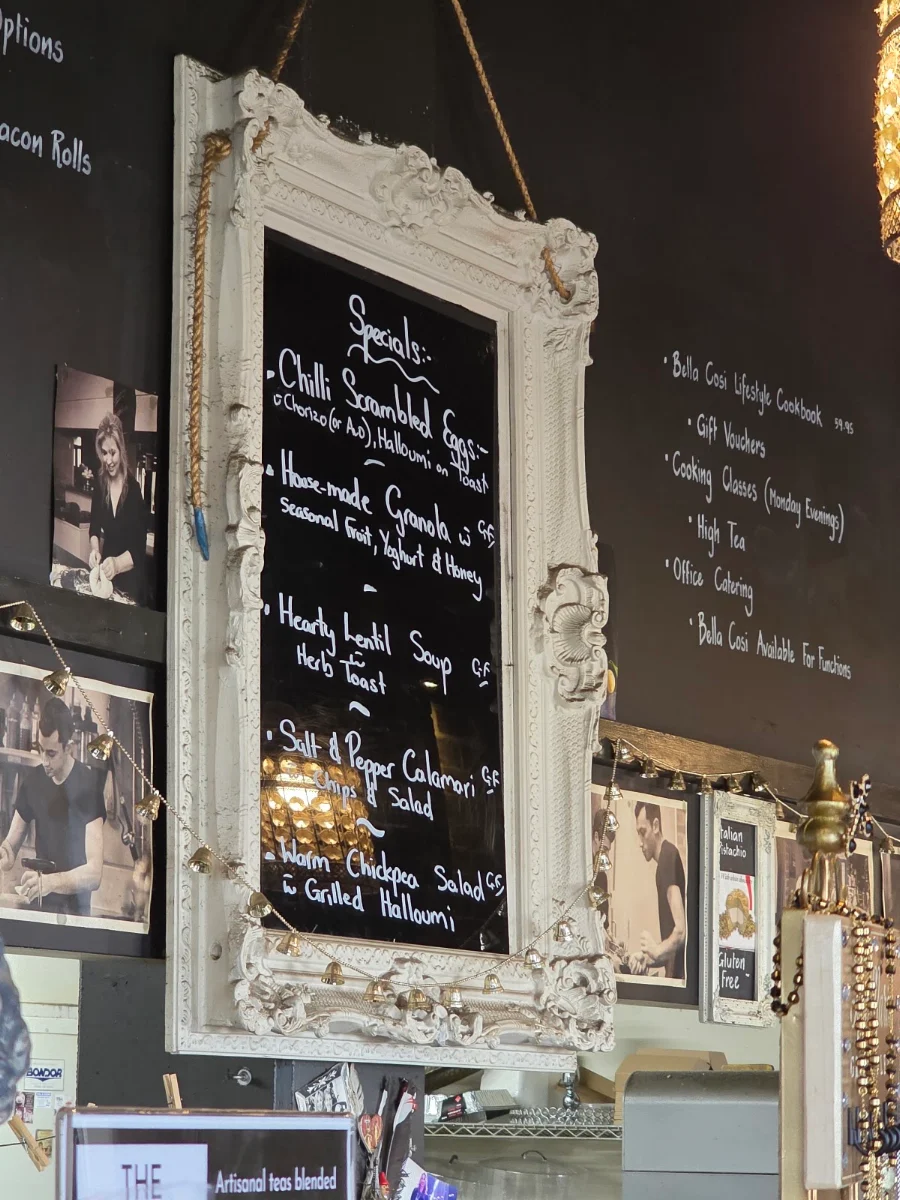 Menu, Bella Cosi