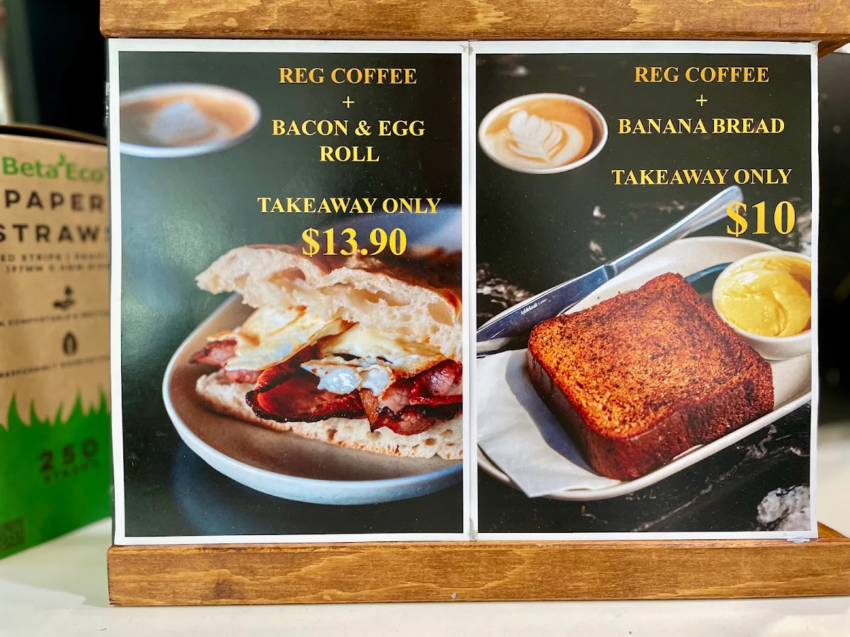 Menu, Styx Cafe