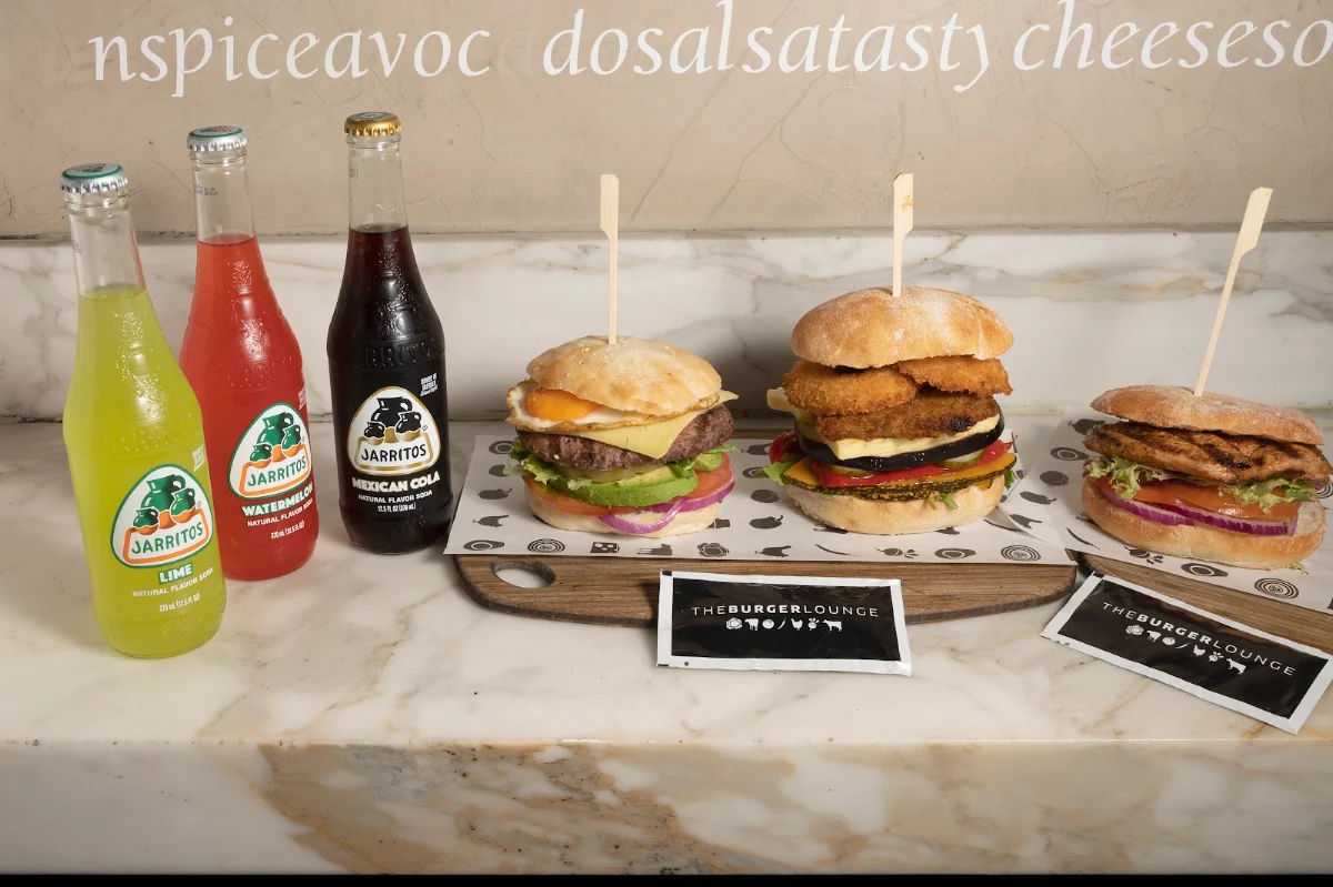 Menu, The Burger Lounge
