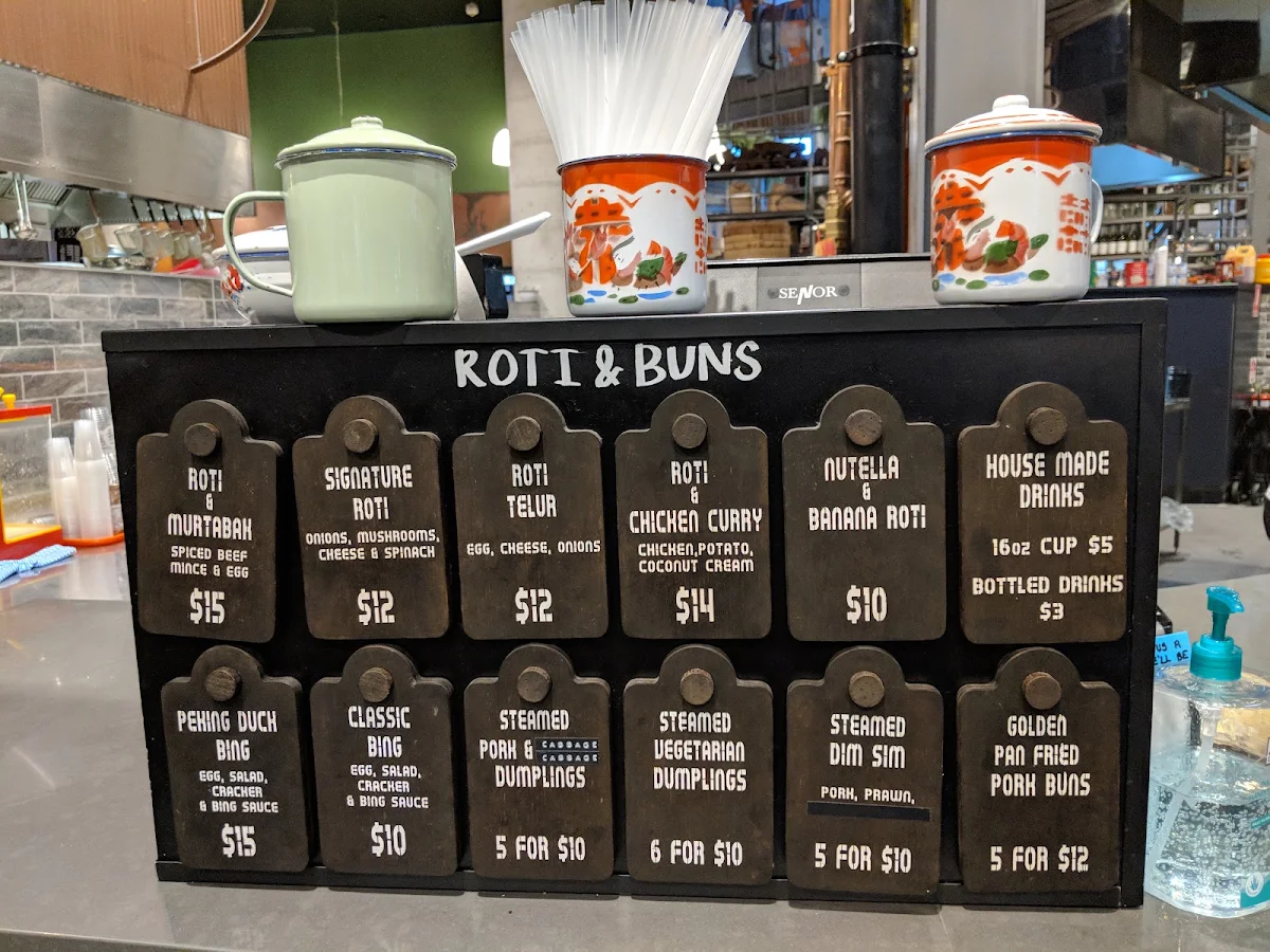 Menu, The Kitchens