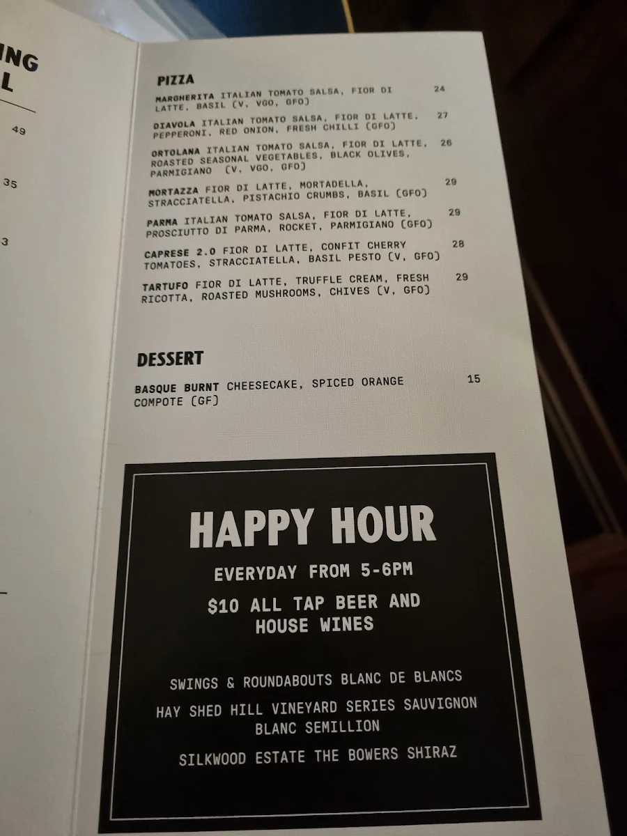 Menu, Print Hall