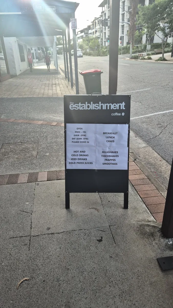 Menu, Lambert cafe