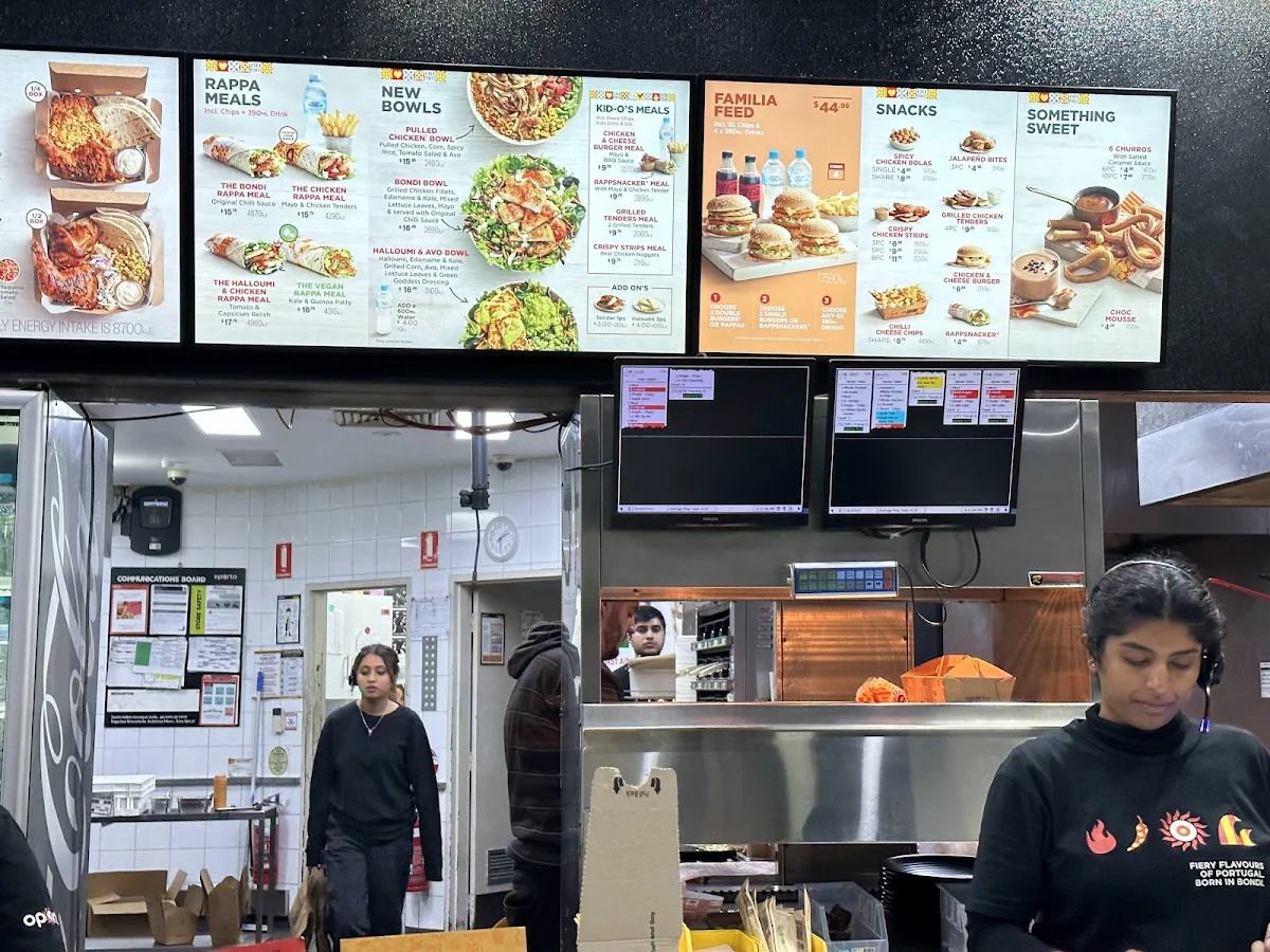 Menu, Oporto South Strathfield Drive Thru