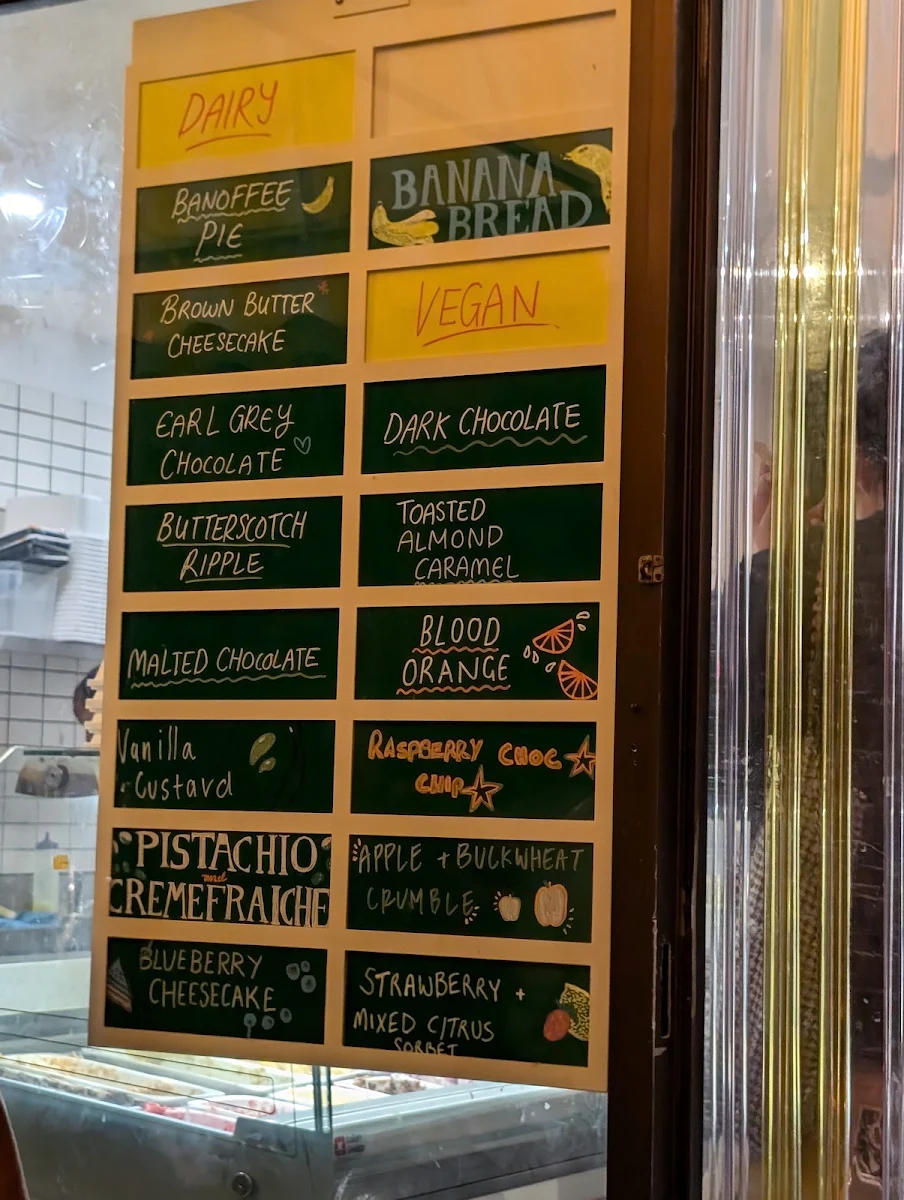 Menu, Luther's Scoops