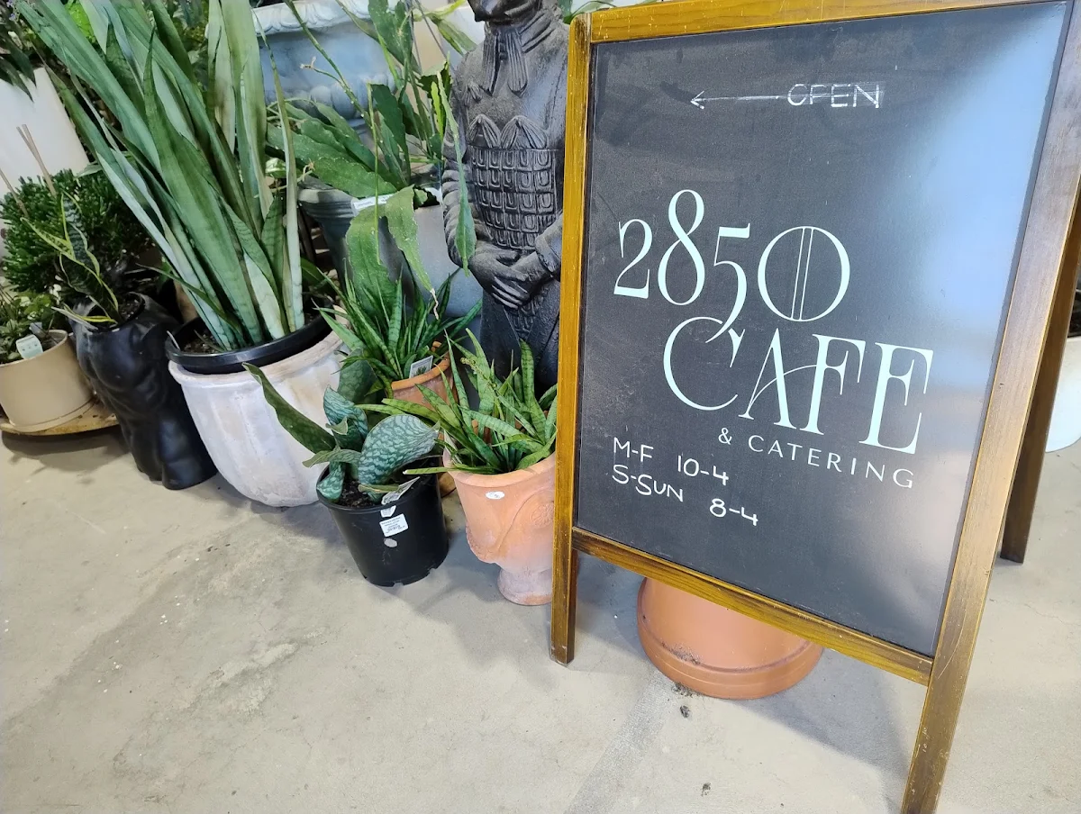 Menu, 2850 Cafe & Catering
